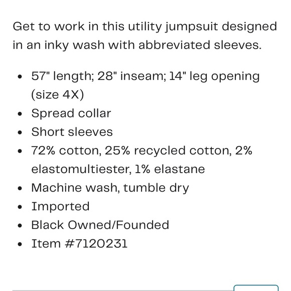 Good American fit for success jumpsuit - Picture 2 of 2